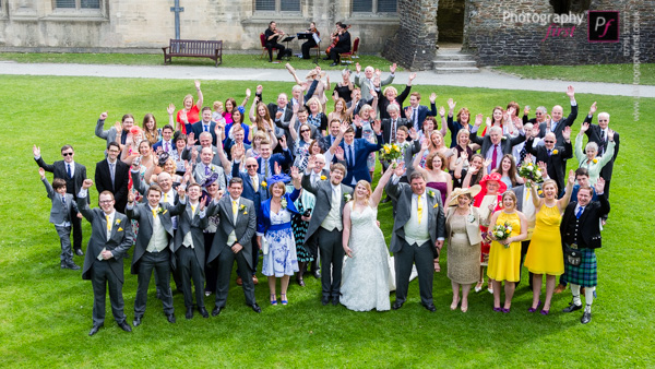 Wedding in Caerphilly Castle (34)