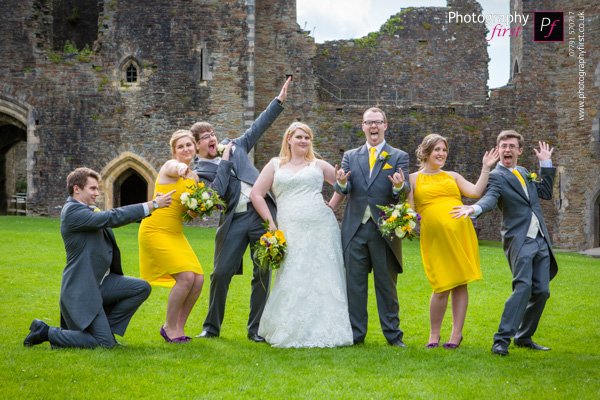 Wedding in Caerphilly Castle (33)