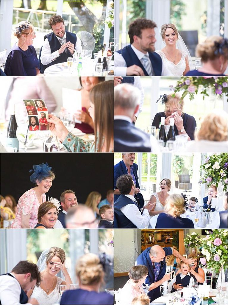 Reception in Marquee in Oldwalls