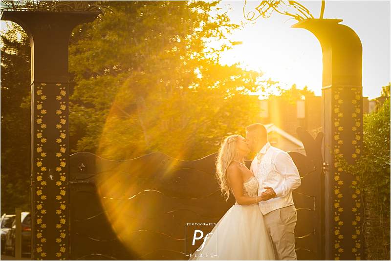 Golden Hour at a Wedding in South Wales