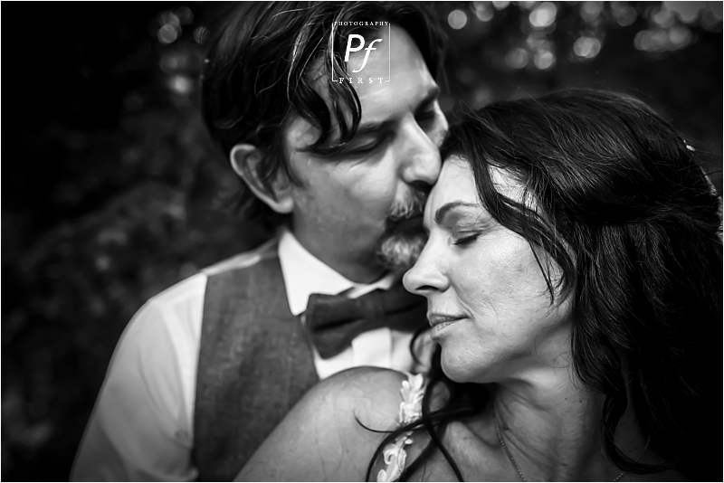 Perstone Court Wedding in Brecon - Black and White