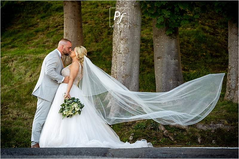 veil photo of bride