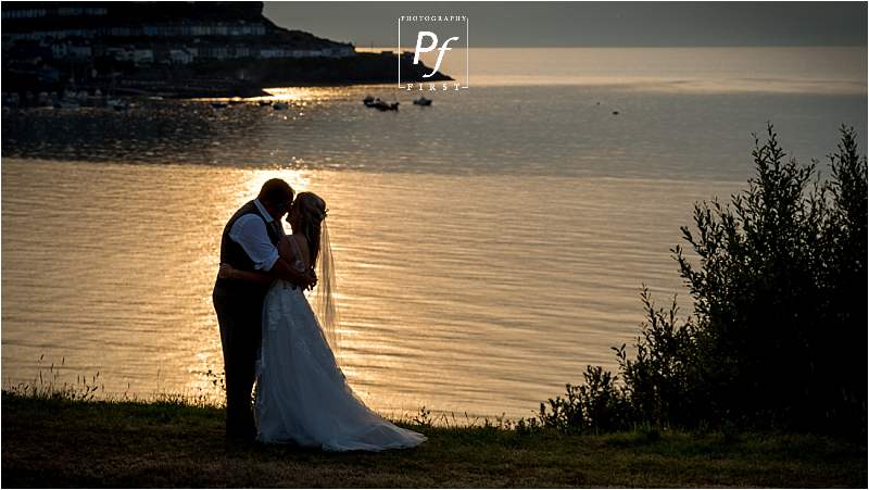 South Wales Wedding Photography at Sunset