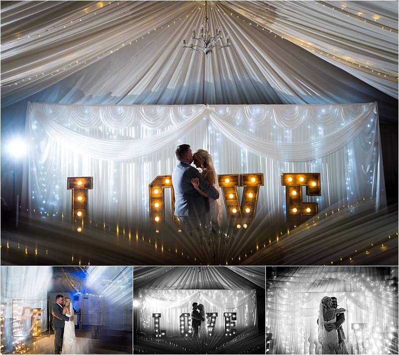 First Dance in Marquee of Oxwich Bay