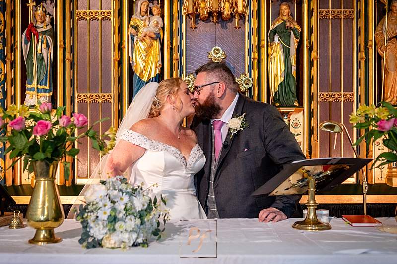 Signing the Registrar at St Marys Church