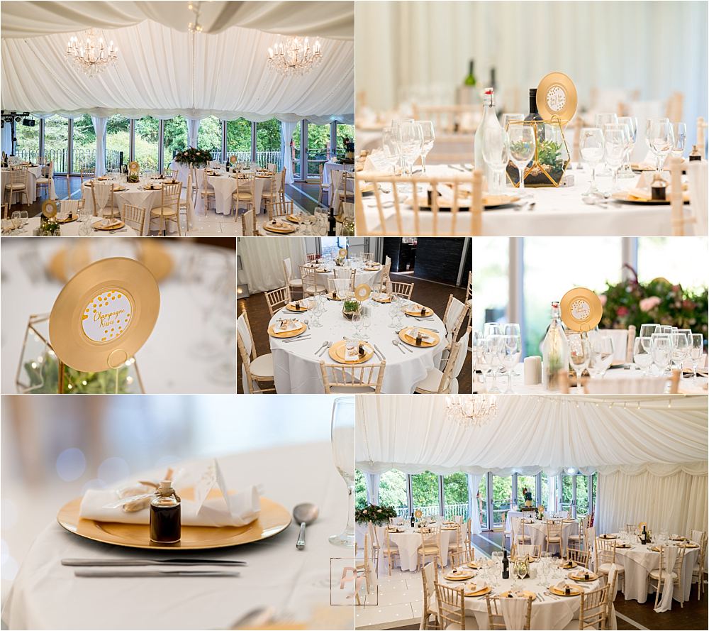 WEdding BReakfast at the marquee in Bryngarw House