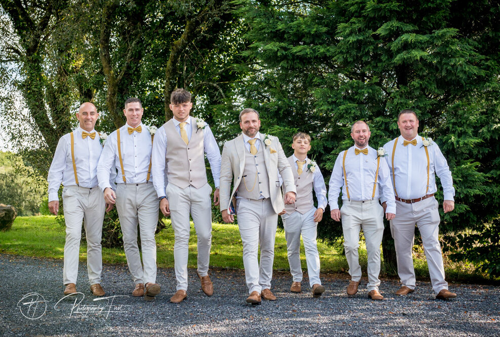 Groomsmen at Sylen Lakes