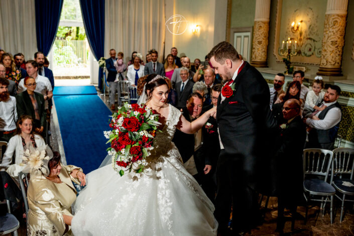 Wedding Ceremony at Craig Y Nos Castle